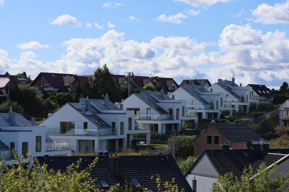Panorama osiedla Brizo Park od strony sąsiednich zabudowań